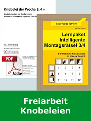 Freiarbeit, Knobeleien PDF-Kopiervorlagen