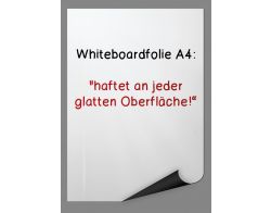 Whiteboard-Folie, selbstklebend + magnethaftend