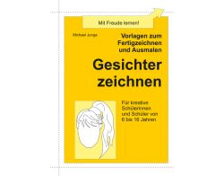 Fertigzeichnen und Ausmalen Gesichter PDF