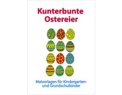 Kunterbunte Ostereier - Malvorlagen PDF