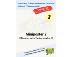 Miniposter 2: Ziffernkarten mit Würfelbildern bis 20 PDF