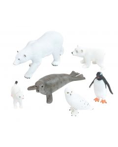 Arktische Tiere für Sprachspiele