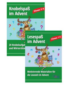 Materialpaket: Lese- und Knobelaufgaben im Advent E-Book